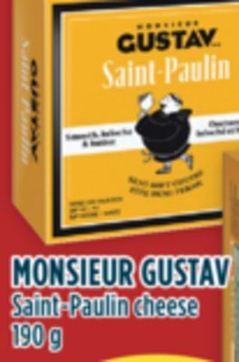 Marché Adonis Monsieur gustav saint-paulin cheese offer