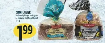 Marché Adonis Dimpflmeier berliner light rye, multigrain or caraway traditional bread offer