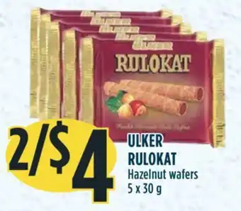Marché Adonis Ulker rulokat hazelnut wafers offer