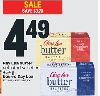 Valu-mart Beurre gay lea, 454 g offer