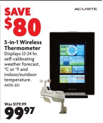 Home Hardware 5-in-1 wireless thermometer offer