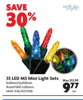 Home Hardware 35 led m5 mini light sets offer