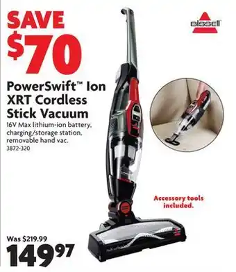 Home Hardware Powerswift™ ion xrt cordless stick vacuum offer