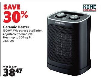 Home Hardware Ceramic heater offer