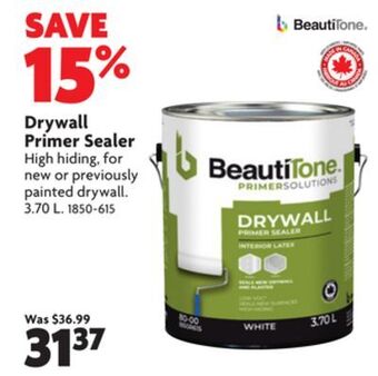 Home Hardware Drywall primer sealer offer