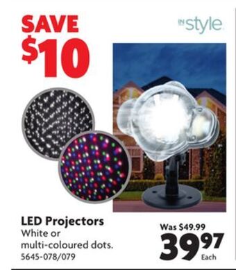 Home Hardware Led projectors offer