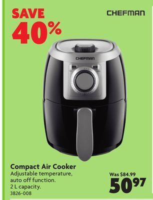 Home Hardware Compact air cooker offer