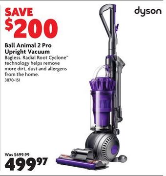 Home Hardware Ball animal 2 pro upright vacuum offer