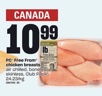 Zehrs Markets Pc®free from® chicken breasts offer