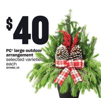 Zehrs Markets Pc® large outdoor arrangement offer