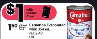Chalo FreshCo Carnation evaporated milk 354 ml offer