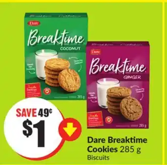 Chalo FreshCo Dare breaktime cookies 285 g offer