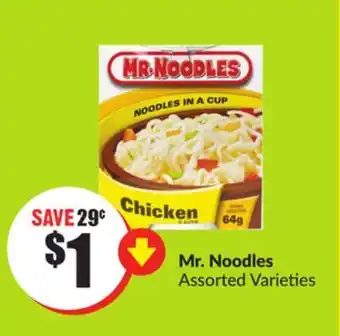 Chalo FreshCo Mr. noodles assorted varieties offer