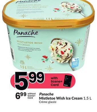 Chalo FreshCo Panache mistletoe wish ice cream 1.5 l offer