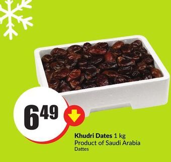 Chalo FreshCo Khudri dates 1 kg product of saudi arabia offer
