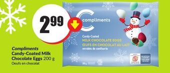 Chalo FreshCo Compliments candy-coated milk chocolate eggs 200 g offer