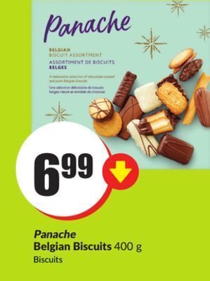 Chalo FreshCo Panache belgian biscuits 400 g offer