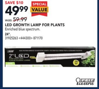 RONA Feit electric led growth lamp for plants 24" offer