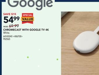 RONA Google chromecast with google tv 4k offer