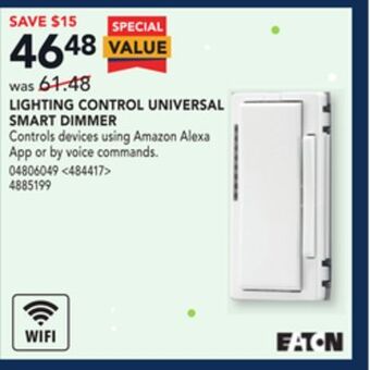 RONA Eaton lighting control universal smart dimmer offer