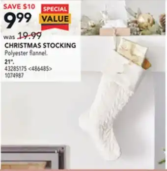 RONA Christmas stocking 21" offer