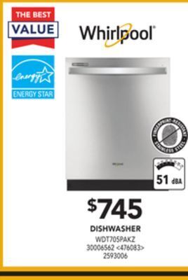 RONA Whirlpool dishwasher offer