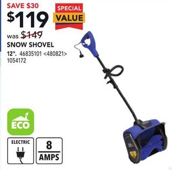 RONA Kobalt snow shovel 12" offer