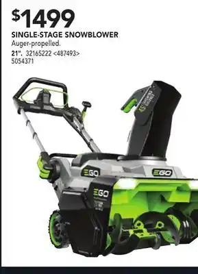 RONA Ego single-stage snowblower 21" offer
