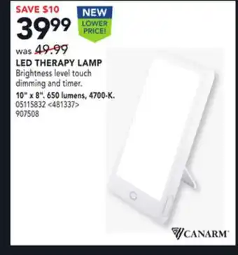 RONA Canarm led therapy lamp 10" x 8" offer
