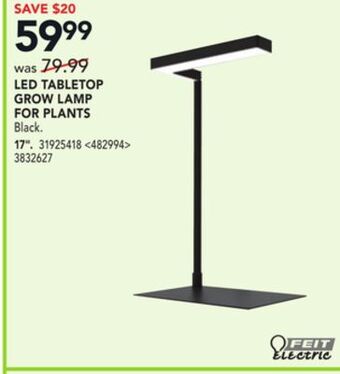 RONA Feit electric led tabletop grow lamp for plants 17" offer