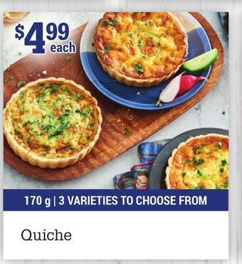 M & M Food Market Quiche offer