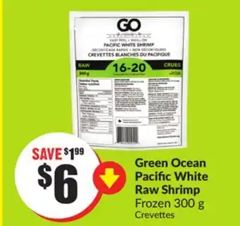 FreshCo Green ocean pacific white raw shrimp 300 g offer