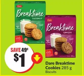 FreshCo Dare breaktime cookies 285 g offer