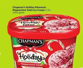 FreshCo Chapman's holiday moments peppermint twist ice cream 1.5 l offer