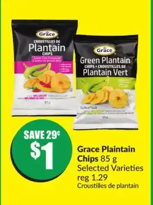 FreshCo Grace plaintain chips 85 g selected varieties offer