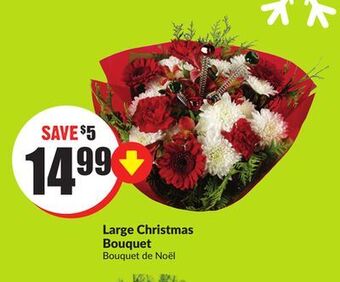 FreshCo Large christmas bouquet offer