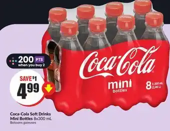FreshCo Coca-cola soft drinks mini bottles 8x 300 ml offer