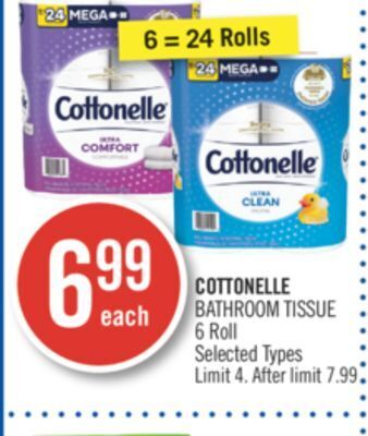 Shoppers Drug Mart Cottonelle bathroom tissue offer