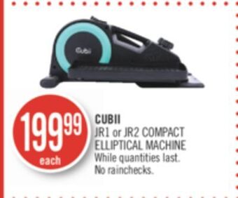 Shoppers Drug Mart Cubii jr1 or jr2 compact elliptical machine offer