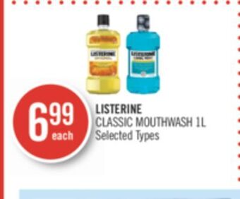 Shoppers Drug Mart Listerine classic mouthwash offer