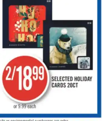 Shoppers Drug Mart Selected holiday cards 20ct offer