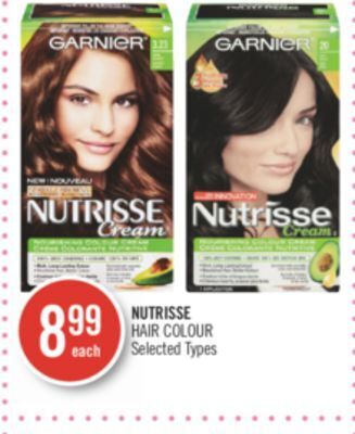 Shoppers Drug Mart Garnier nutrisse hair colour offer