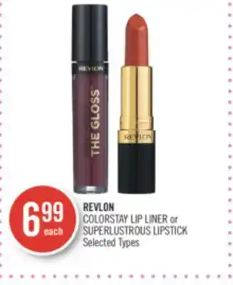Shoppers Drug Mart Revlon colorstay lip liner or superlustrous lipstick offer