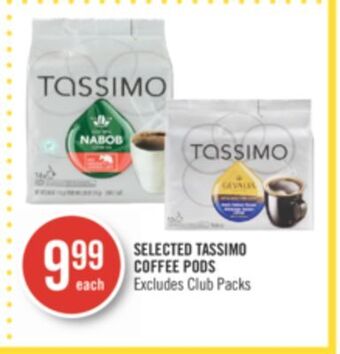 Shoppers Drug Mart Selected tassimo coffee pods offer