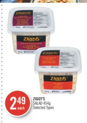 Shoppers Drug Mart Ziggy's salad offer