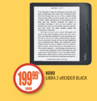 Shoppers Drug Mart Kobo libra 2 ereader black offer