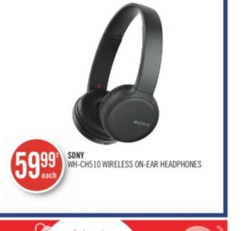 Shoppers Drug Mart Sony wh-ch510 wireless on-ear headphones offer