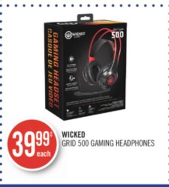 Shoppers Drug Mart Wicked grid 500 gaming headphones offer