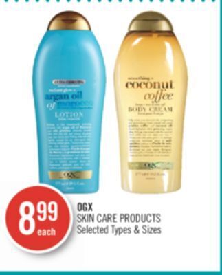 Shoppers Drug Mart Ogx skin care products offer