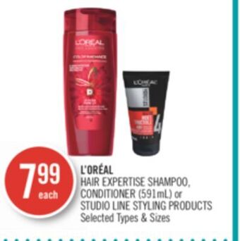 Shoppers Drug Mart L'oréal hair expertise shampoo, conditioner (591ml) or studio line styling products offer